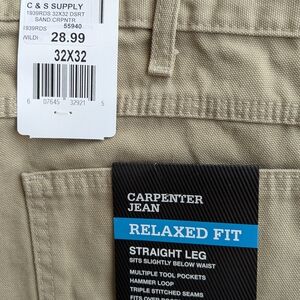 Dickies Sand Relaxed Fit Carpenter Jeans